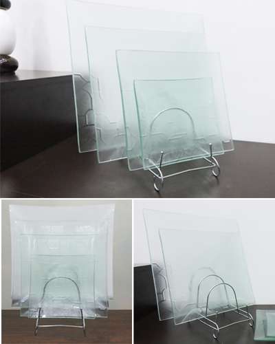 4 pcs rectangular Plates